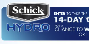 Schick Hydro Facebook Contest Page